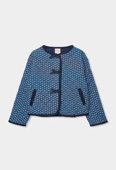 Chaqueta Acolchada Estampada Indigo - Minibhu