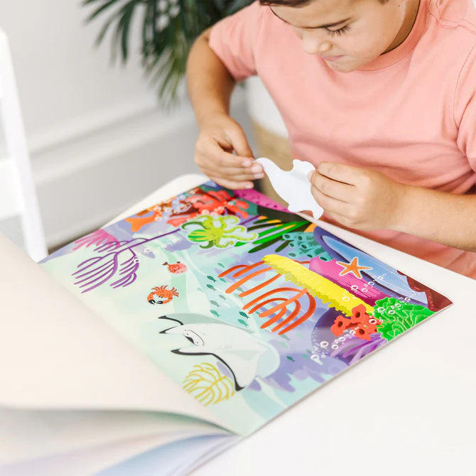 Block Stickers Reutilizables Bajo El Mar