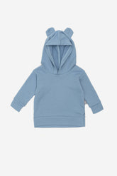 Hoodie Unicolor Azul