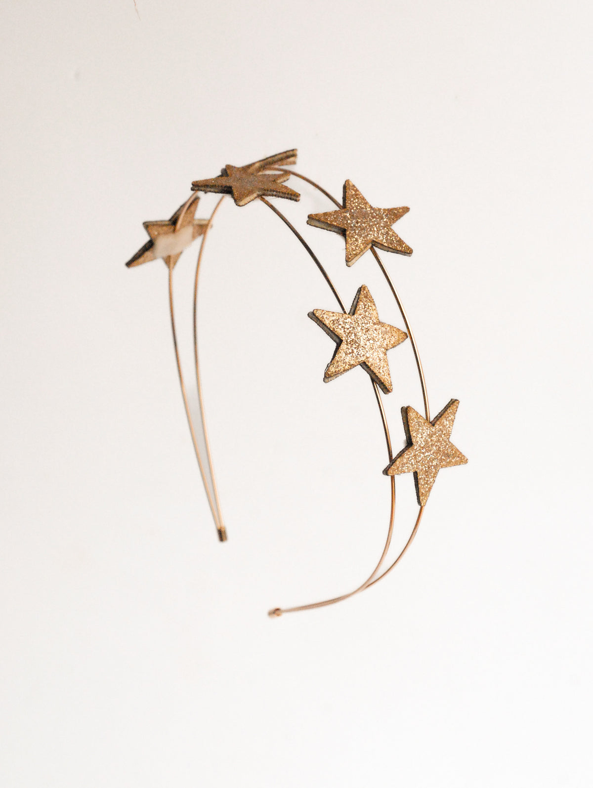 Diadema Metálica Con Estrellas