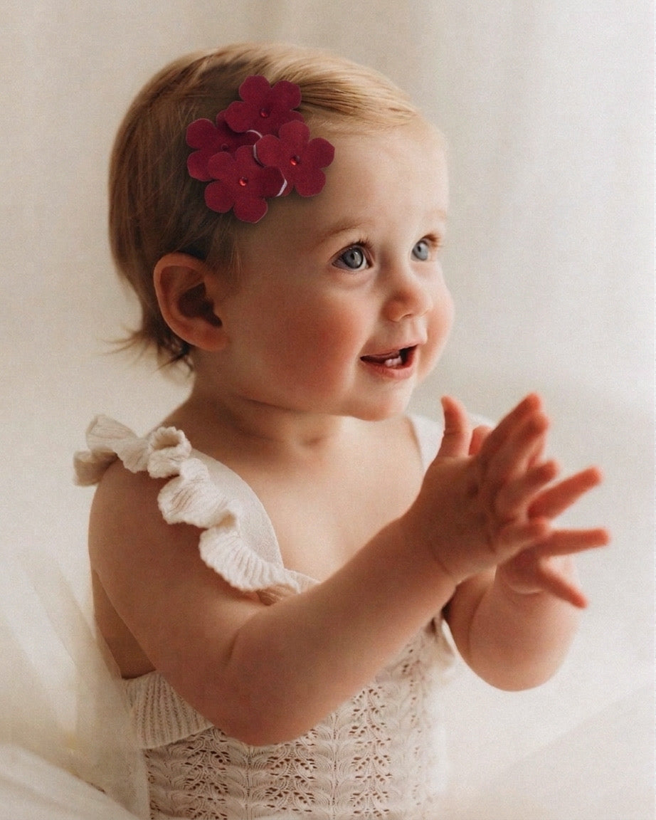 Hebilla Trébol Roja