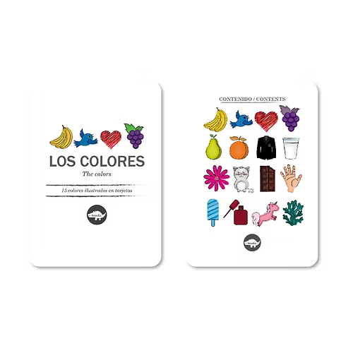 Flash Cards Los Colores +0m