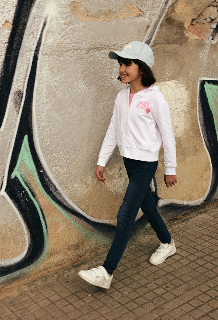 Pantalón Denim Paisley