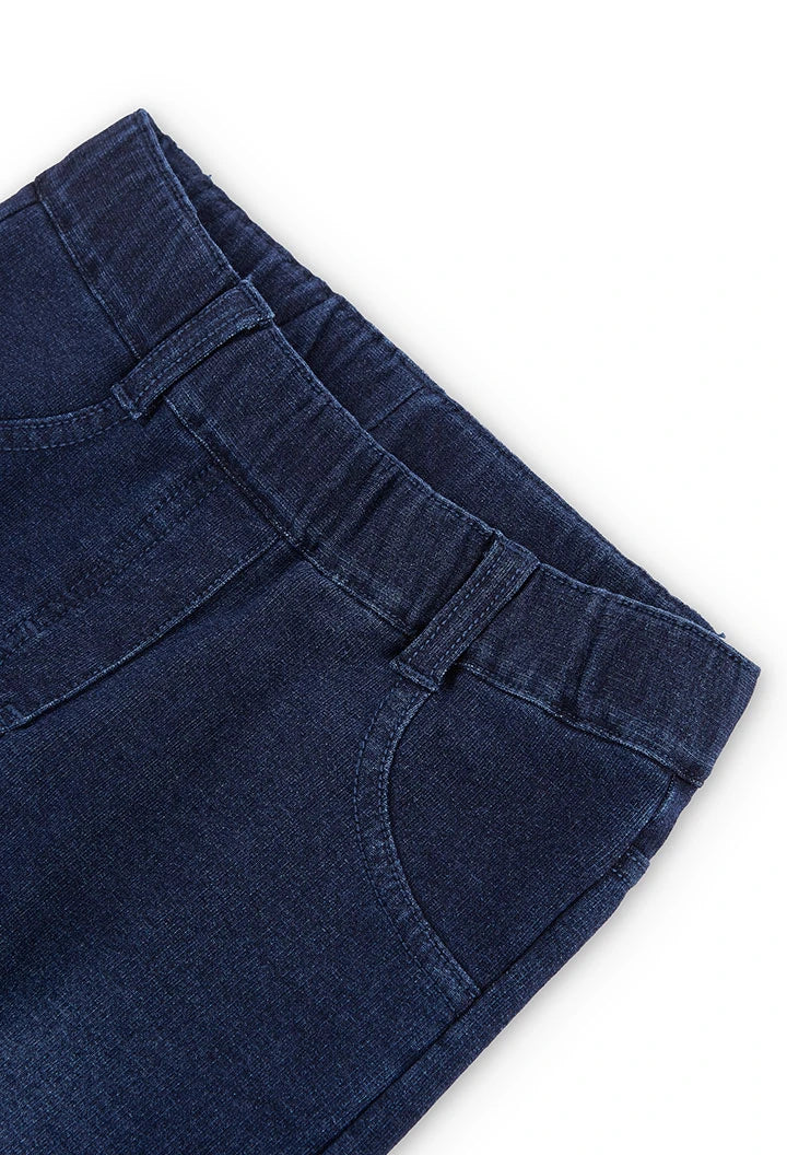 Pantalón Denim Paisley