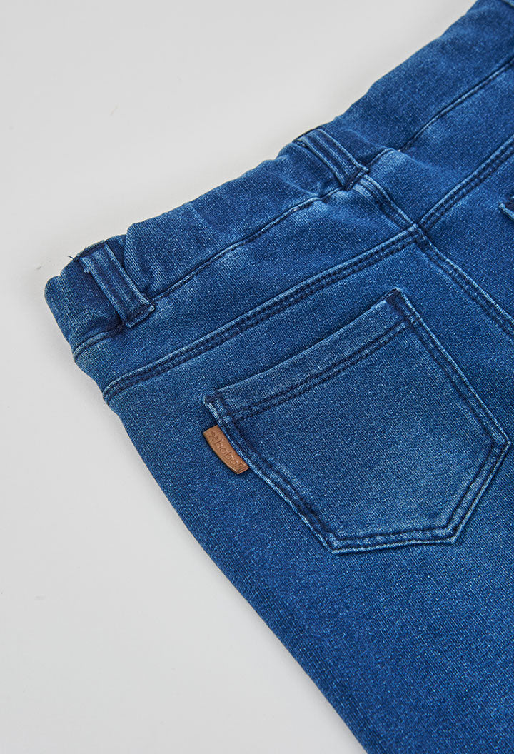 Pantalón Denim Paisley