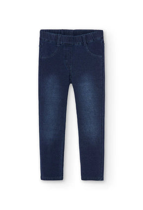 Pantalón Denim Paisley