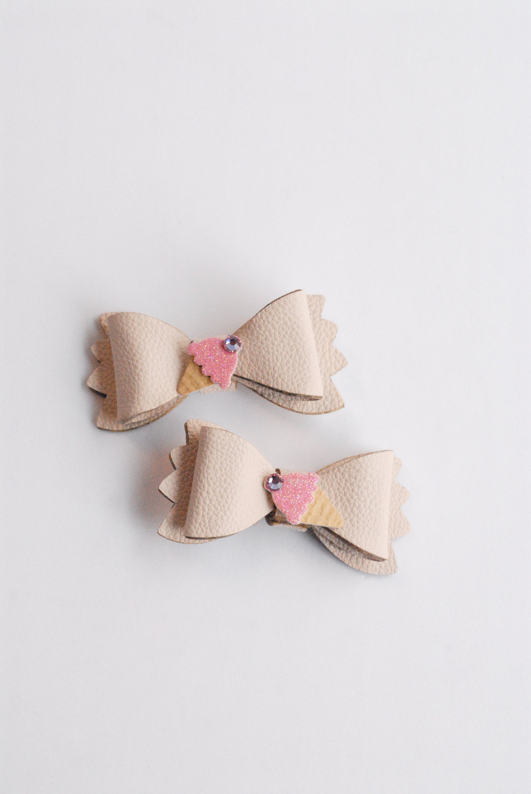 Hebillas Corbatín Beige X2