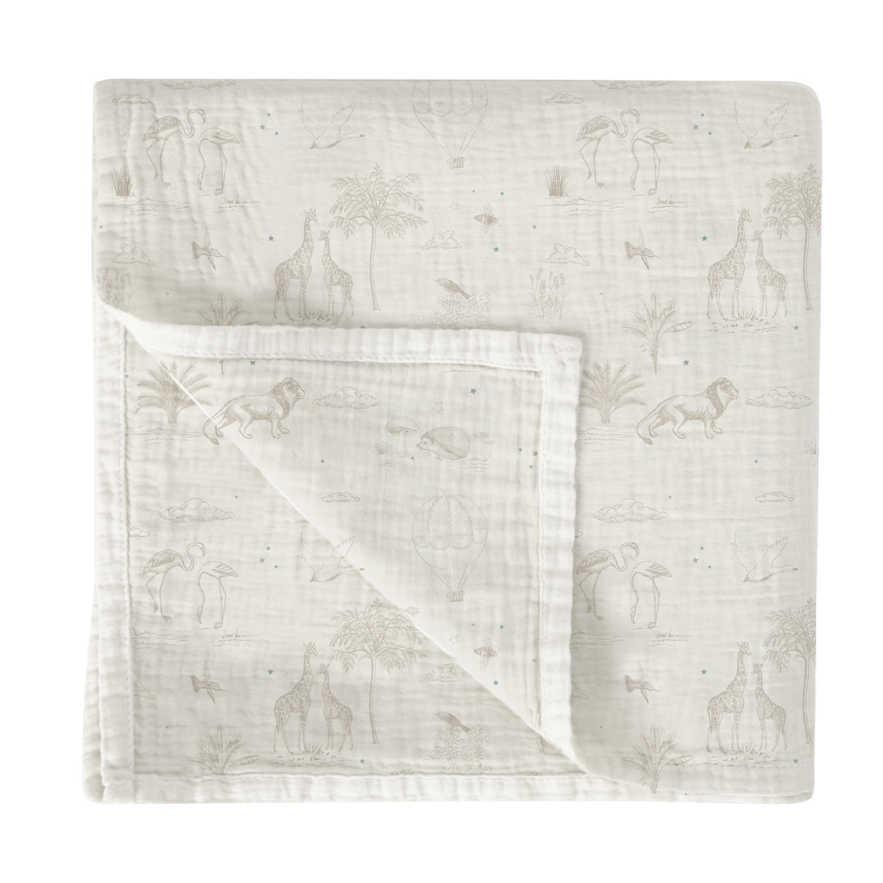 Muselina Bambú Blanco Lino Savana