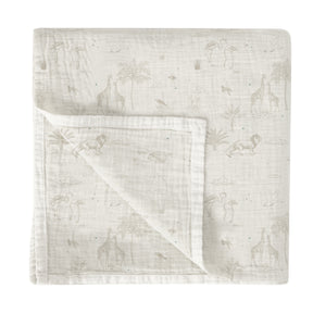 Muselina Bambú Blanco Lino Savana