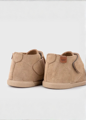 Zapatos Tui Con Velcro Beige