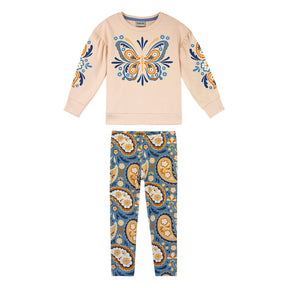 Conjunto Niña Paisley