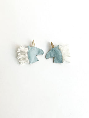 Hebillas de Unicornios Azules