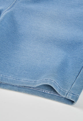 Bermuda Felpa Denim Sharkie - Minibhu