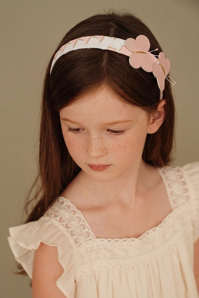 Diadema Mariposas Rosadas