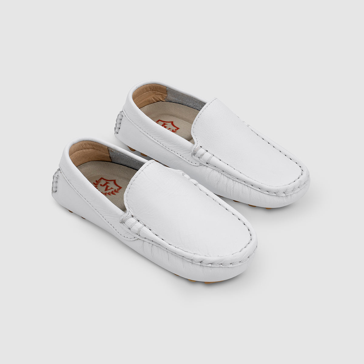 Mocasín Cuero NBK Blanco
