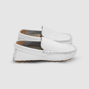 Mocasín Cuero NBK Blanco