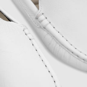 Mocasín Cuero NBK Blanco