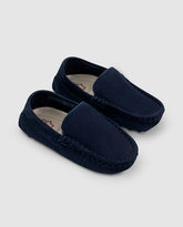 Mocasín Cuero NBK Azul