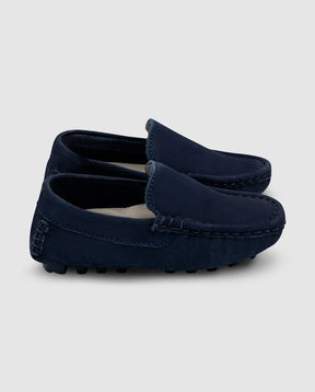 Mocasín Cuero NBK Azul