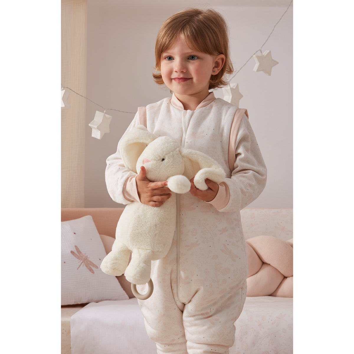 Peluche Conejo Musical Blanco