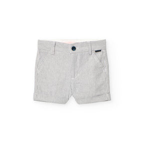 Bermudas Oxford Listada Mr Dino & Mr Salchi