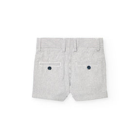Bermudas Oxford Listada Mr Dino & Mr Salchi