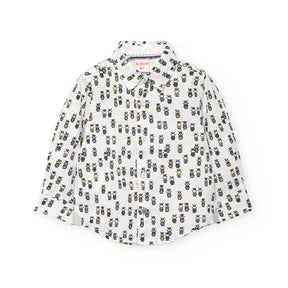 Camisa Popelín Baby Santa´s Cookies - Minibhu