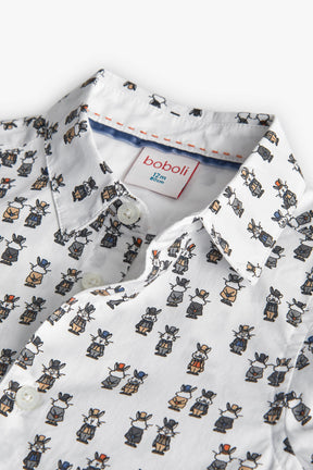 Camisa Popelín Santa´s Cookies - Minibhu