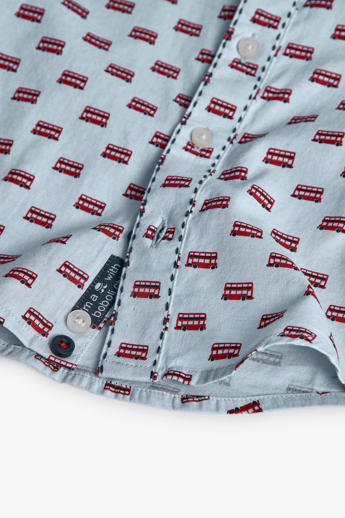 Camisa Oxford Baby Santa´s Cookies