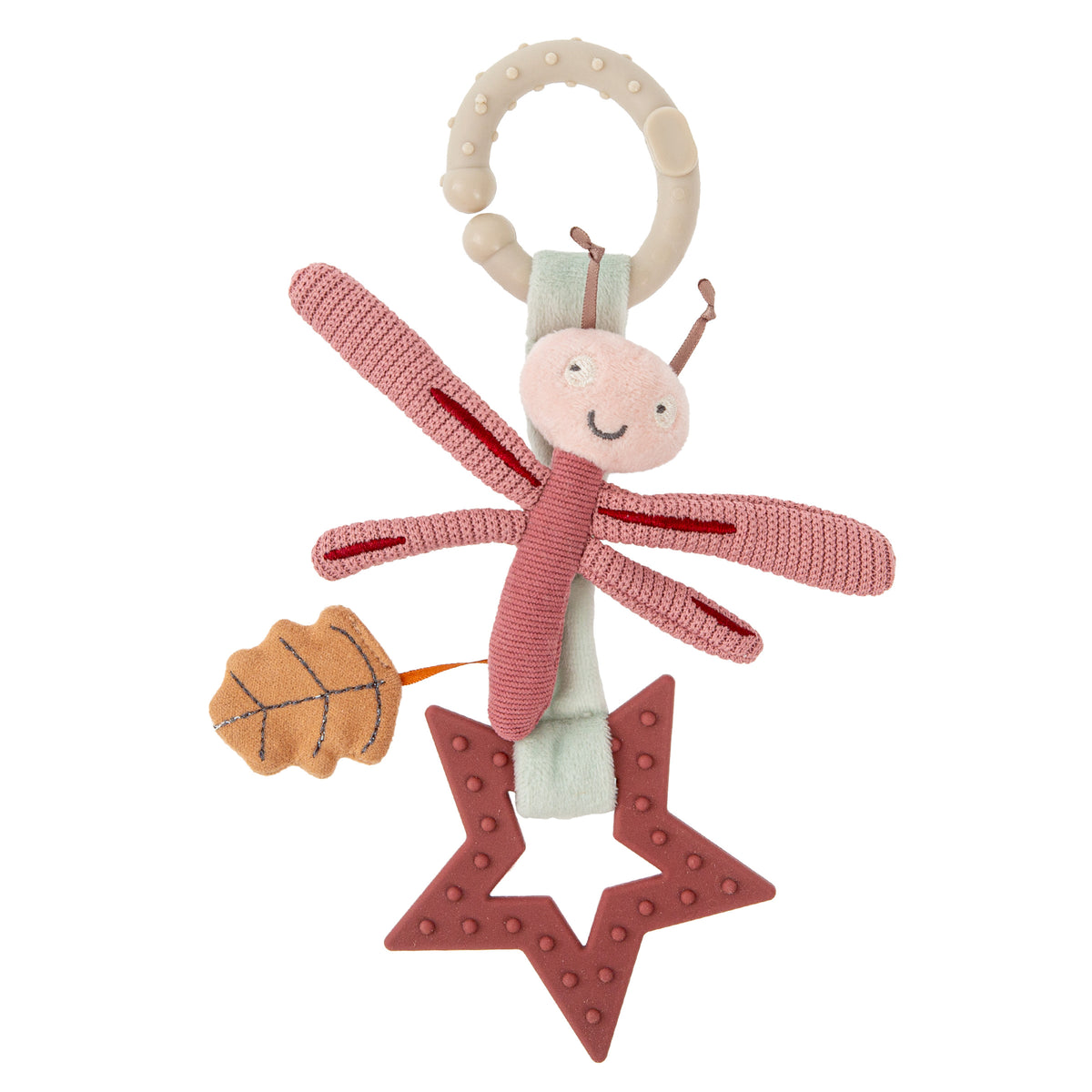 Mordedor Sonajero Dafne Rosa