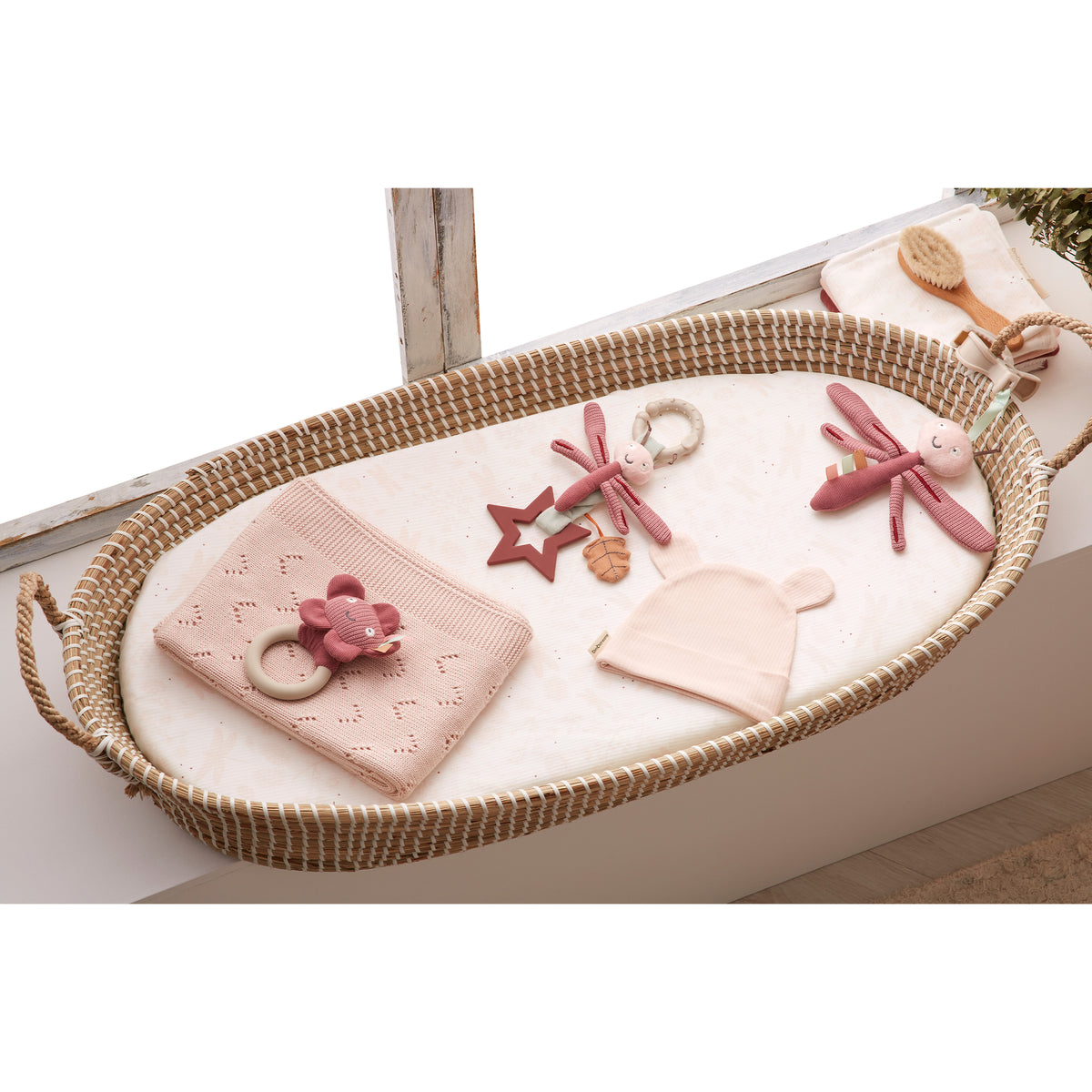 Mordedor Sonajero Dafne Rosa