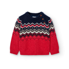 Saco Tejido Jacquard Navidad