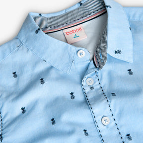 Camisa Fila Estampada Blues