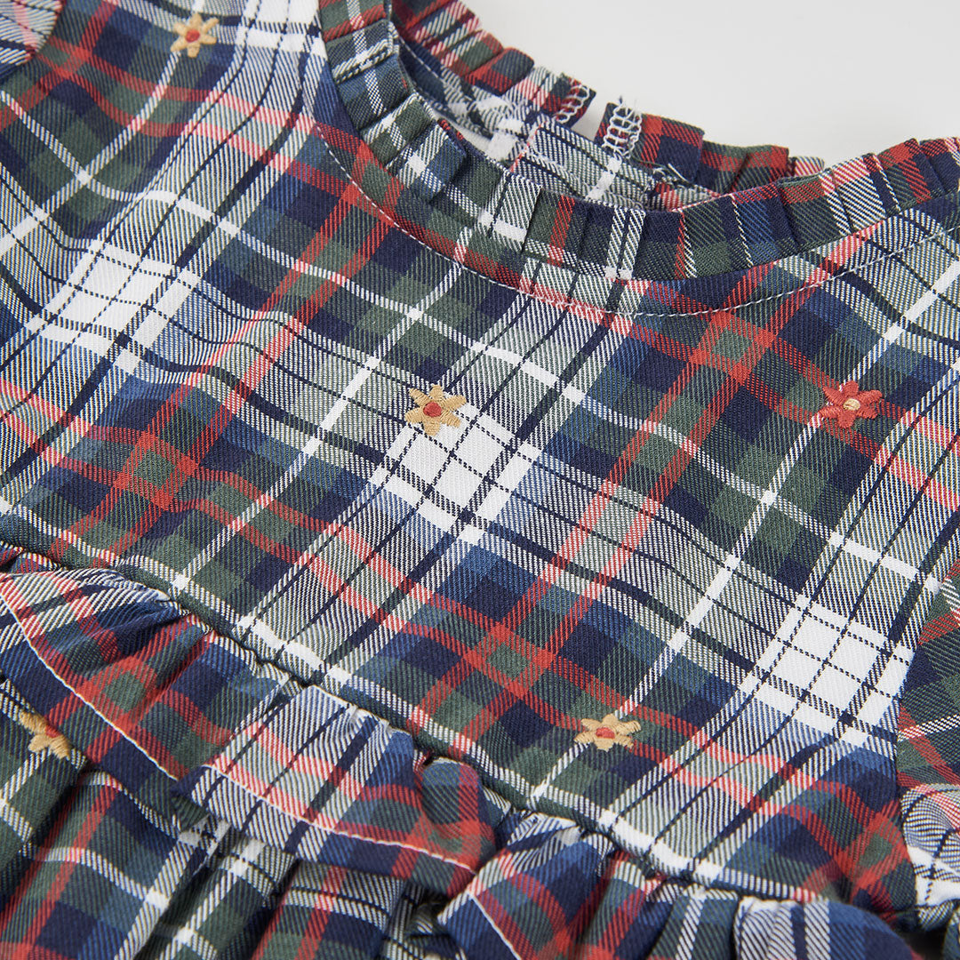 Vestido Viella Cuadros Baby Christmas Time