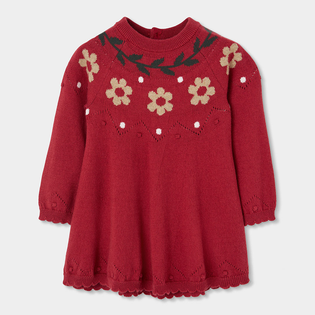 Vestido Tejido Baby Berry Christmas Time