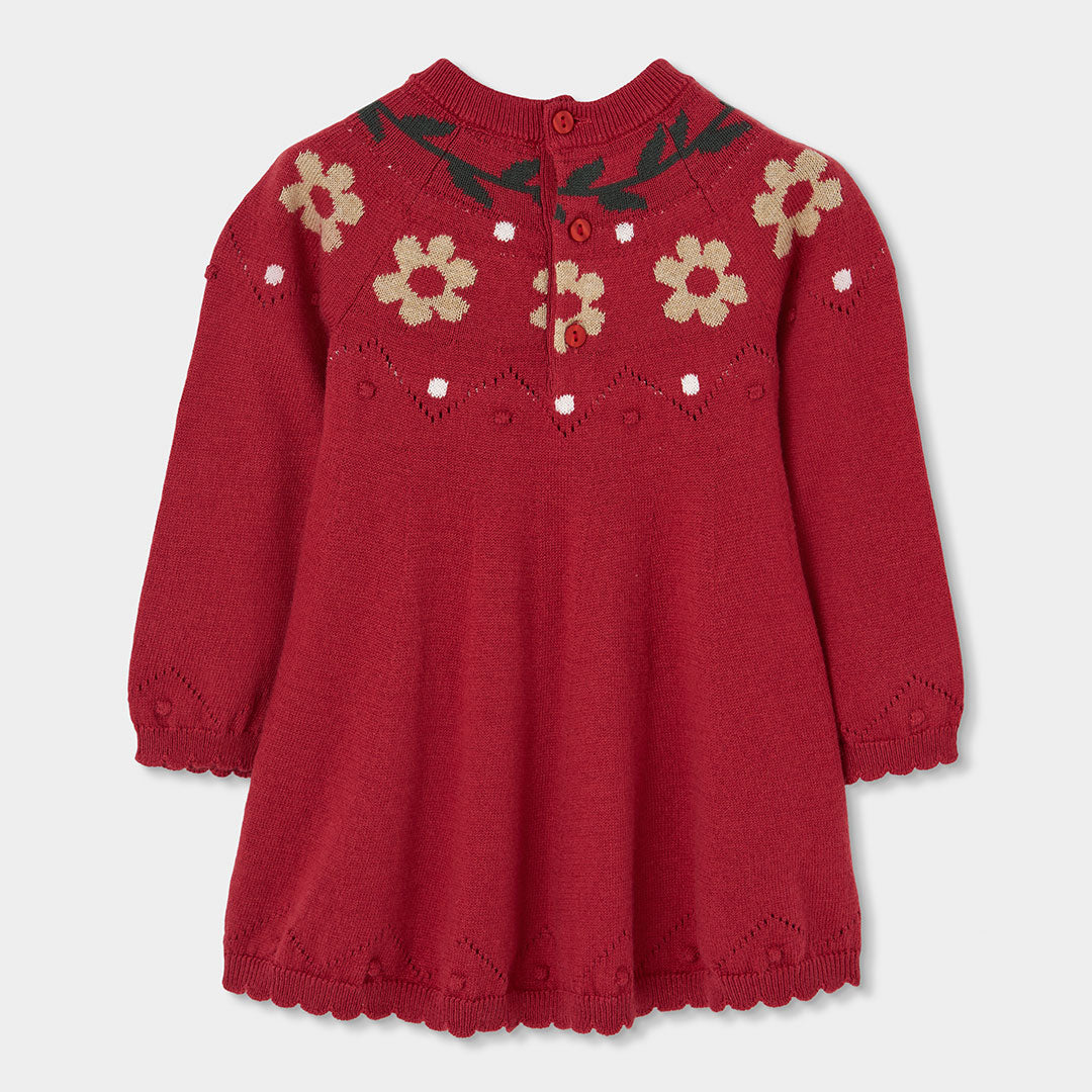Vestido Tejido Baby Berry Christmas Time