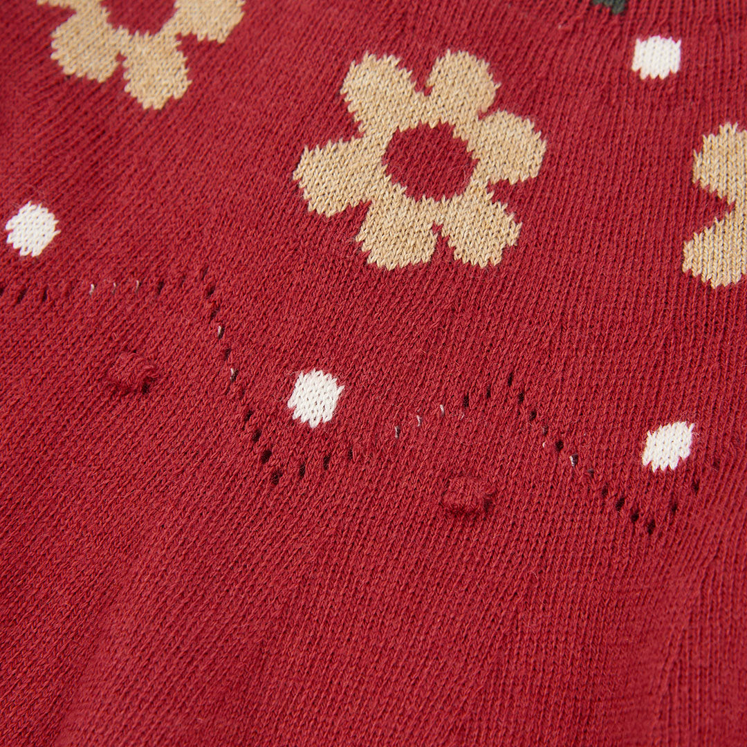 Vestido Tejido Baby Berry Christmas Time