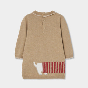 Vestido Tejido Baby Camel Christmas Time