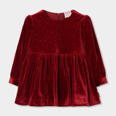 Vestido Terciopelo Borgoña Christmas Time