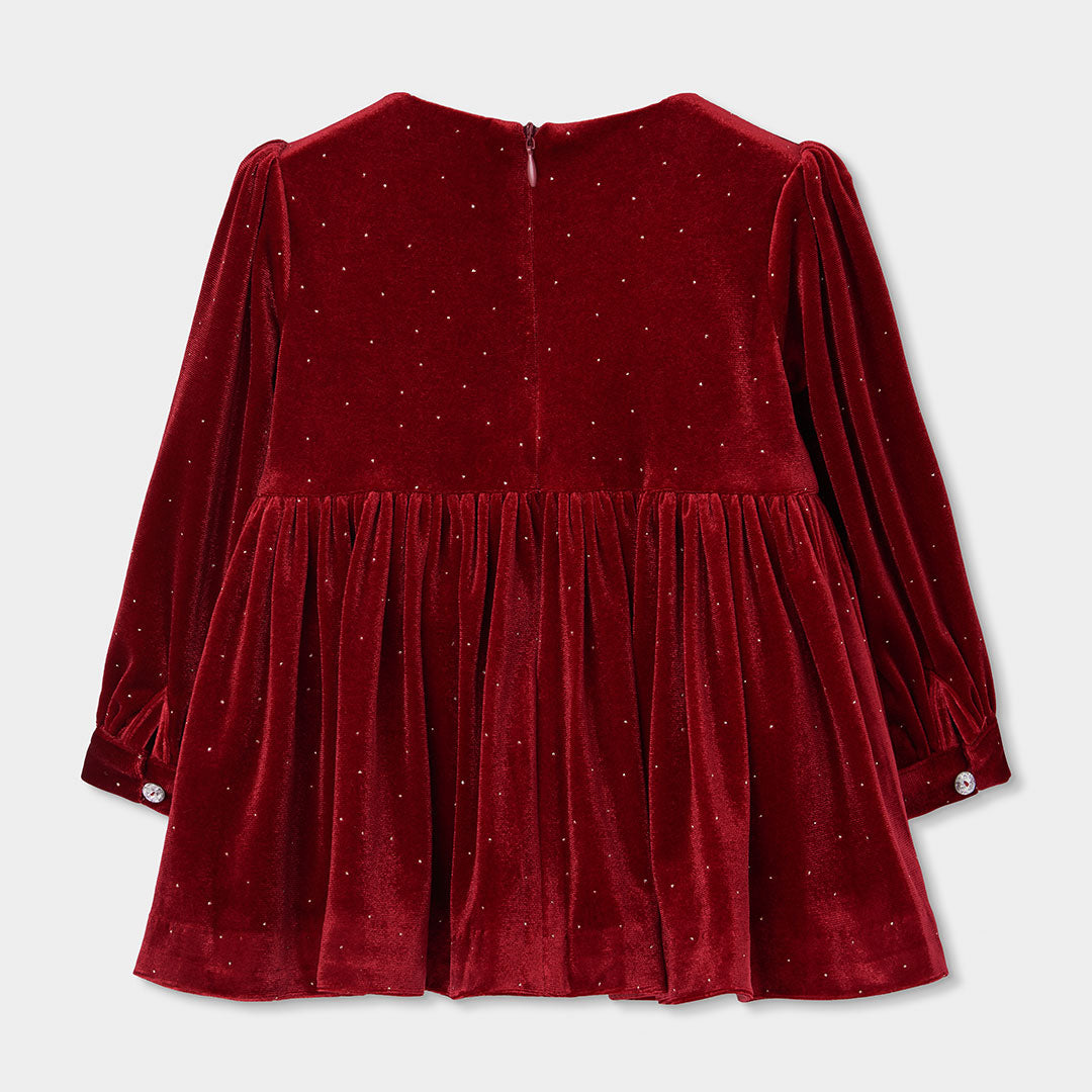 Vestido Terciopelo Baby Christmas Time