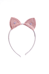 Diadema Orejas De Gato Rosadas