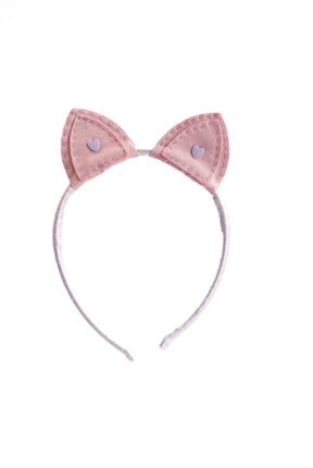 Diadema Orejas De Gato Rosadas