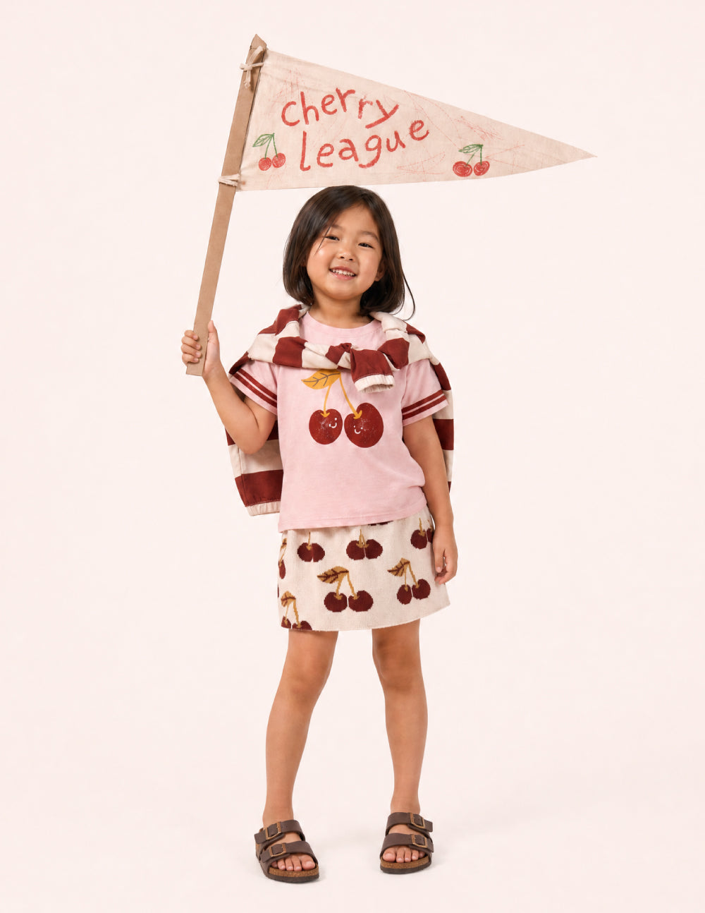 Falda Tejida Cherry Playful