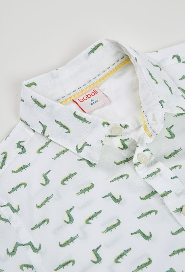 Camiseta Popelín Estampada Croki - Minibhu