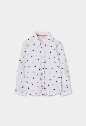 Camisa Popelín Estampada Willy