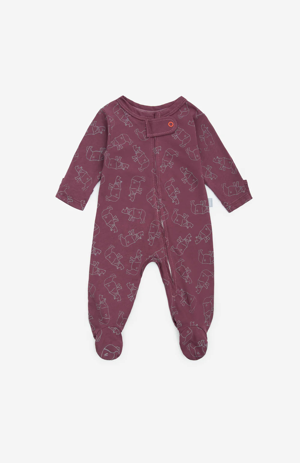 Pijama Básica Malva Rino