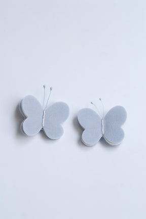 Hebillas Mariposas Azul Claro - Minibhu