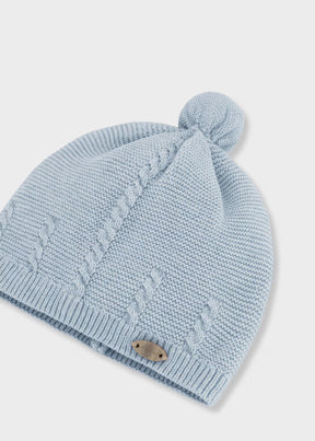 Gorro Tejido Moca Cielo