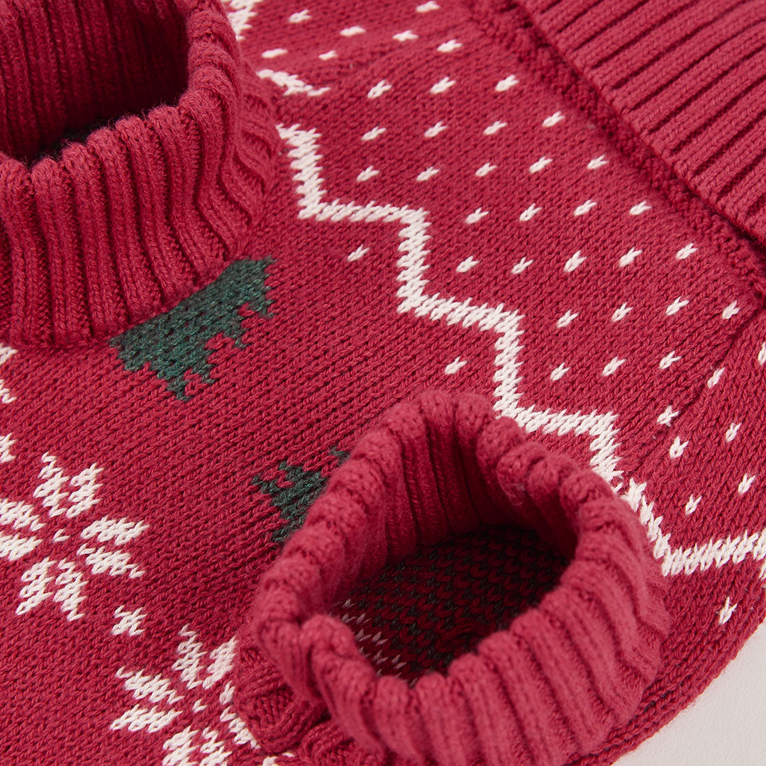 Saco Para Mascotas Red Christmas Time