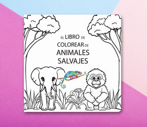 Libro Para Colorear Animales Salvajes